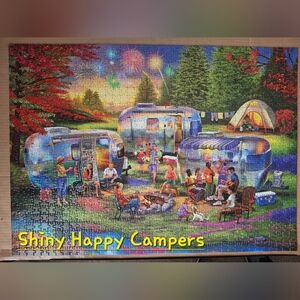 Colorful Camping Puzzle 1000 Piece